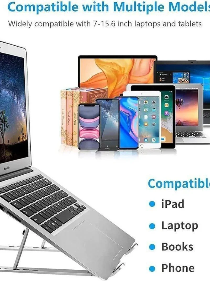 حامل لابتوب معدن