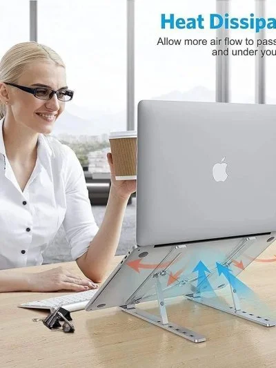 حامل لابتوب معدن